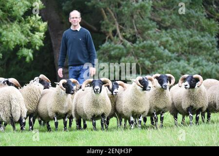 Portrait of Scottish Farmer, John Murray of Crossflatt, Muirkirk Stockfoto