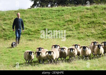 Portrait of Scottish Farmer, John Murray of Crossflatt, Muirkirk Stockfoto