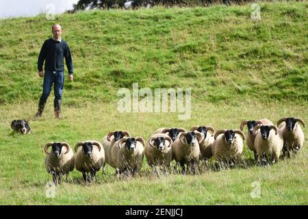 Portrait of Scottish Farmer, John Murray of Crossflatt, Muirkirk Stockfoto