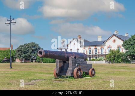 Kanone auf Pistole Hügel southwold suffolk Stockfoto