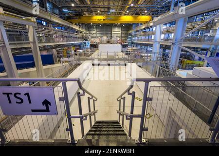 Die ​​​​​​​​​​​​​​​​​​​​​​​​​​​​​​​​​​​​​​​​​​​​​​​​​​​ISIS Neutron and Muon Quelle am Rutherford Appleton Laboratory, Harwell, Oxfordshire, Großbritannien. Stockfoto