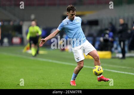 Mailand, Italien. 14th Februar 2021 . Patric der SS Lazio während der Serie EIN Spiel zwischen FC Internazionale und SS Lazio. Stockfoto