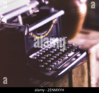 An Antique Typewriter, LC Smith & Corona Typewriters Inc Stockfoto