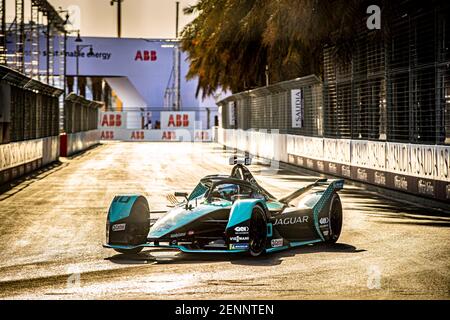 10 Bird Sam (gbr), Jaguar Racing, Jaguar I-Type 5, Aktion beim Diriyah ePrix 2021, 1st Lauf der Formel-E-Weltmeisterschaft 2020–21, auf dem Riyadh Street Circuit vom 25. Bis 27. Februar in Riad, Saudi-Arabien - Foto Grégory Lenormand / DPPI Stockfoto