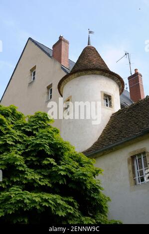 Eglise Saint-Etienne, Nevers, Nièvre, Burgund, Frankreich Stockfoto