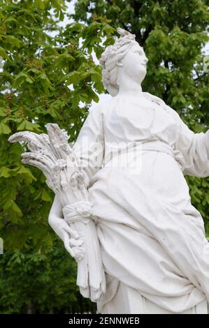 Skulptur, Jardins des Tuileries, Paris, Île-de-France, Frankreich Stockfoto