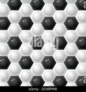 Hexagon Fußball Hintergrund Stock Vektor