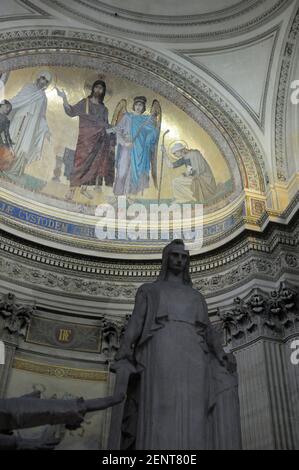 La Convention Nationale Skulptur von Francois Léon Sicard im Panthéon, Paris, Île-de-France, Frankreich Stockfoto