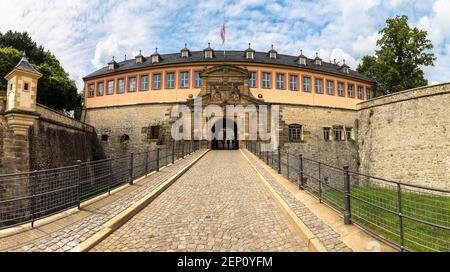 Festung Petersberg in Erfurt an einem schönen Sommertag, Deutschland Stockfoto