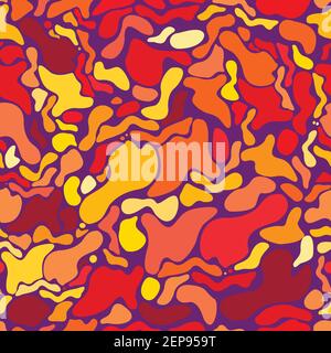 Abstrakte helle Punkte nahtlose Muster, lila Hintergrund. Vektor-Design Farben Form, Mode Illustration. Stock Vektor