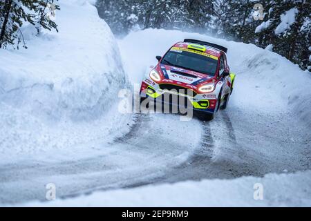 29 Prokop Martin (cze), Chytka Viktor (cze), M-Sport Ford World Rally Team, Ford Fiesta MkII, Aktion während der Arktischen Rallye Finnland 2021, 2nd Lauf der FIA WRC 2021, FIA World Rally Car Championship, vom 26. Bis 28. Februar 2021 in Rovaniemi, Lappland, Finnland - Foto Nikos Katikis / DPPI / LiveMedia Stockfoto