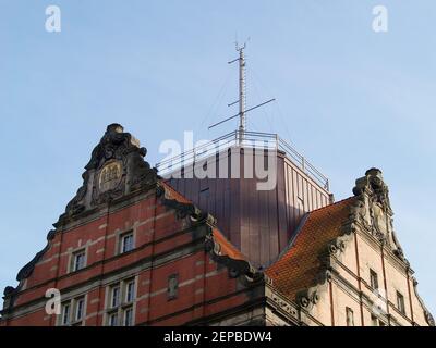 Wetterdienst in Hamburg, Deutschland Stockfoto