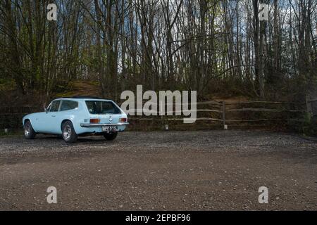 1973 Scimitar GTE klassischer britischer Sportwagen Stockfoto