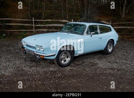 1973 Scimitar GTE klassischer britischer Sportwagen Stockfoto