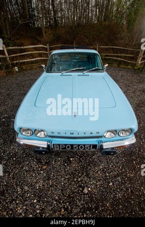 1973 Scimitar GTE klassischer britischer Sportwagen Stockfoto