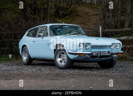 1973 Scimitar GTE klassischer britischer Sportwagen Stockfoto