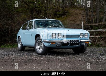 1973 Scimitar GTE klassischer britischer Sportwagen Stockfoto