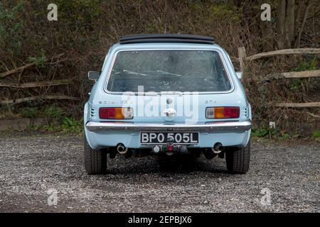 1973 Scimitar GTE klassischer britischer Sportwagen Stockfoto