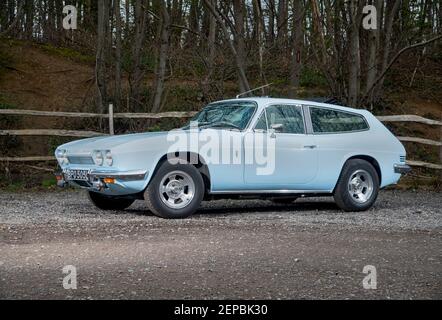 1973 Scimitar GTE klassischer britischer Sportwagen Stockfoto