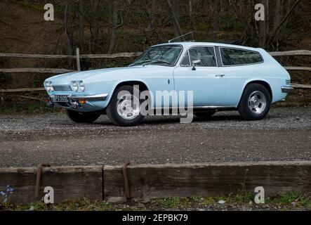 1973 Scimitar GTE klassischer britischer Sportwagen Stockfoto