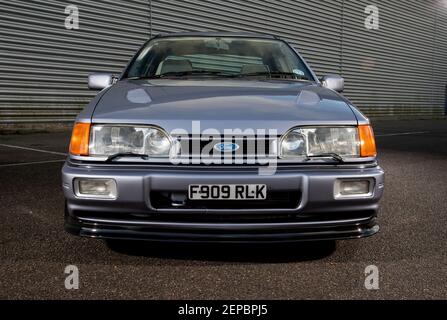 1988 Ford Sierra Saphire Cosworth, Leistungswagen der 1980er Jahre Stockfoto