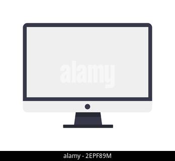 Computer-Flachbildschirm Stock Vektor