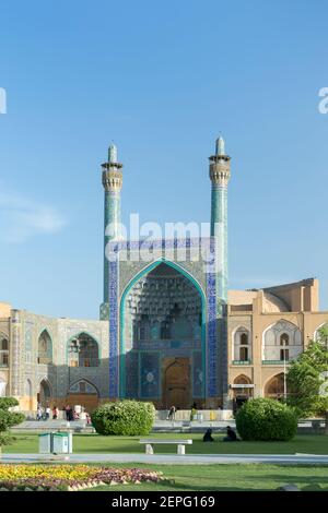 Masjed-e Shah, Shah Moschee oder Imam Moschee, Esfahan, Iran Stockfoto