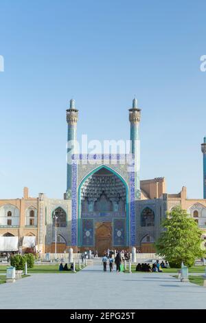 Masjed-e Shah, Shah Moschee oder Imam Moschee, Esfahan, Iran Stockfoto