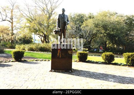 1850s William Enston Häuser für ältere Personen in Charleston, SC von Kent Dorf mit Namen aus seinem Heimatdorf in England; zB Straße namens Queen Bertha. Stockfoto