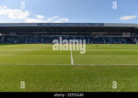 West Bromwich, Großbritannien. Februar 2021, 27th. Eine allgemeine Ansicht der Hawthorns Veranstaltungsort für das heutige Spiel. In West Bromwich, Großbritannien auf 2/27/2021. (Foto von Richard Long/News Images/Sipa USA) Quelle: SIPA USA/Alamy Live News Stockfoto