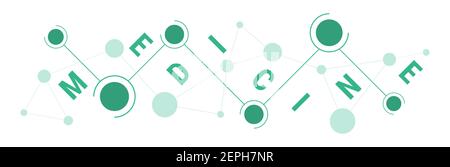 Abstrakte Medizin Konzept, Medizin Vektor Illustration Stock Vektor