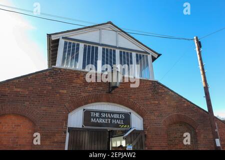 The Shambles Market Hall, Devizes, Wiltshire Stockfoto