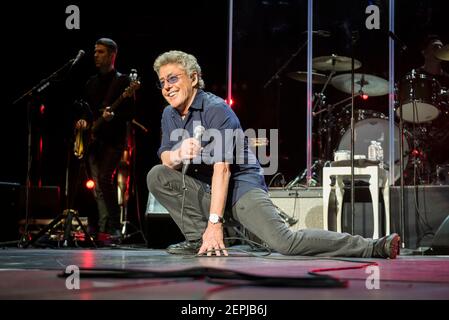 Roger Daltrey tritt auf der Bühne während der jährlichen Konzertreihe des Teenage Cancer Trust in der Royal Albert Hall auf. Bilddatum: Donnerstag, 22nd. März 2018. Bildnachweis sollte lauten: David Jensen Stockfoto