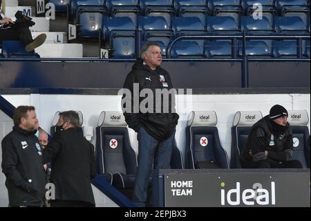 West Bromwich, Großbritannien. Februar 2021, 27th. Sam Allardyce Manager von West Bromwich Albion während des Spiels in West Bromwich, UK am 2/27/2021. (Foto von Richard Long/News Images/Sipa USA) Quelle: SIPA USA/Alamy Live News Stockfoto