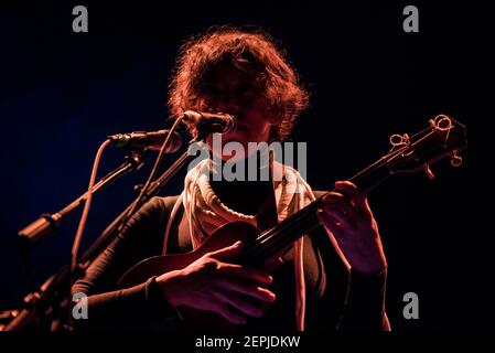 Merrill Garbus von Tune-Yards spielt live auf der Bühne im Roundhouse, Camden Town - London. Bilddatum: Dienstag, 20th. März 2018. Bildnachweis sollte lauten: David Jensen Stockfoto