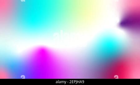 Sehr bunte holographische Vektor-Hintergrund für Website, Banner, Werbung, Karte, Social Media Stock Vektor