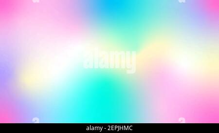 Beruhigende holographische Vektor-Hintergrund für Website, Banner, Werbung, Karte, Social Media Stock Vektor