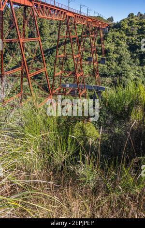 Makatote Viadukt, Neuseeland Stockfoto