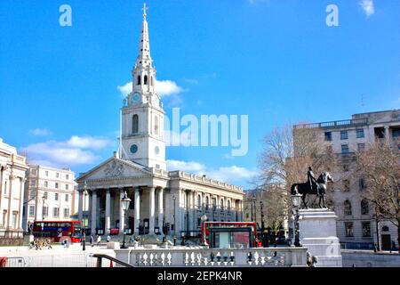 St. Martin-in-the-Fields, London Stockfoto