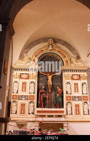 Chiesa di Sant'Angelo in Pescheria, Rom Stockfoto