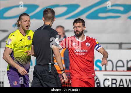 Crawley, Großbritannien. 27th Feb, 2021. In Crawley, UK am 2/27/2021. (Foto von Jane Stokes/News Images/Sipa USA) Quelle: SIPA USA/Alamy Live News Stockfoto