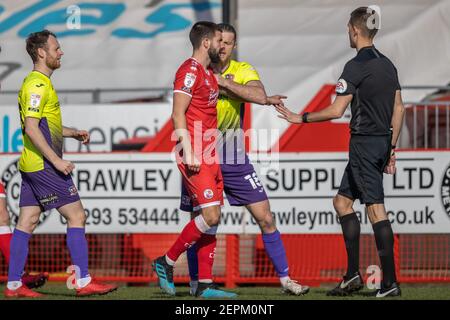 Crawley, Großbritannien. 27th Feb, 2021. In Crawley, UK am 2/27/2021. (Foto von Jane Stokes/News Images/Sipa USA) Quelle: SIPA USA/Alamy Live News Stockfoto