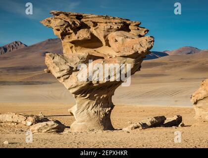 Bolivien - Arbol de Piedra (Steinbaum) Stockfoto