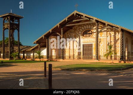 façade der Unbefleckten Empfängnis Kathedrale, Concepción Stockfoto