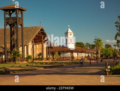 Plaza Principal Concepción, Bolivien Stockfoto