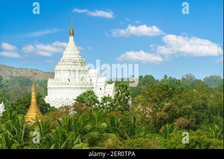 Hsinbyume oder Myatheindan Pagode in Mingun, bruma Stockfoto