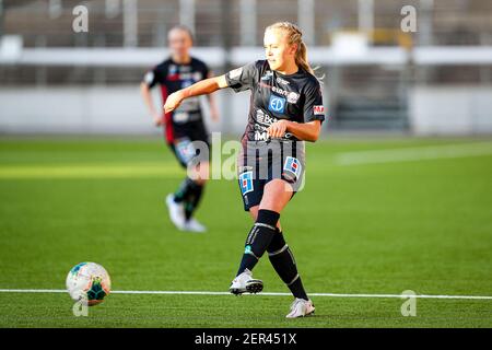 Norrkoping, Schweden. Februar 2021, 28th. Alva Selerud (#21) in Linkoping während eines Spiels im Schwedischen Cup zwischen IFK Norrkoping und Linkoping in der Platinumcars Arena in Norrkoping Credit: SPP Sport Press Photo. /Alamy Live Nachrichten Stockfoto