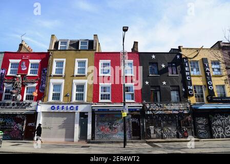 Verlassene Camden Town, London während der Coronavirus-Pandemie Stockfoto