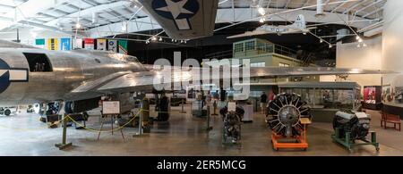 Pooler, GA - Feb 18 2021: Die Stadt Savannah B-17 Flying Fortress Stockfoto