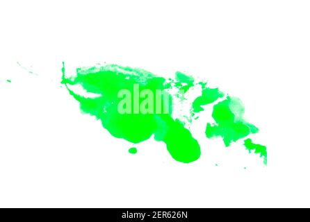 Abstrakt schöne grüne Blot Pinsel Hintergrund Stockfoto